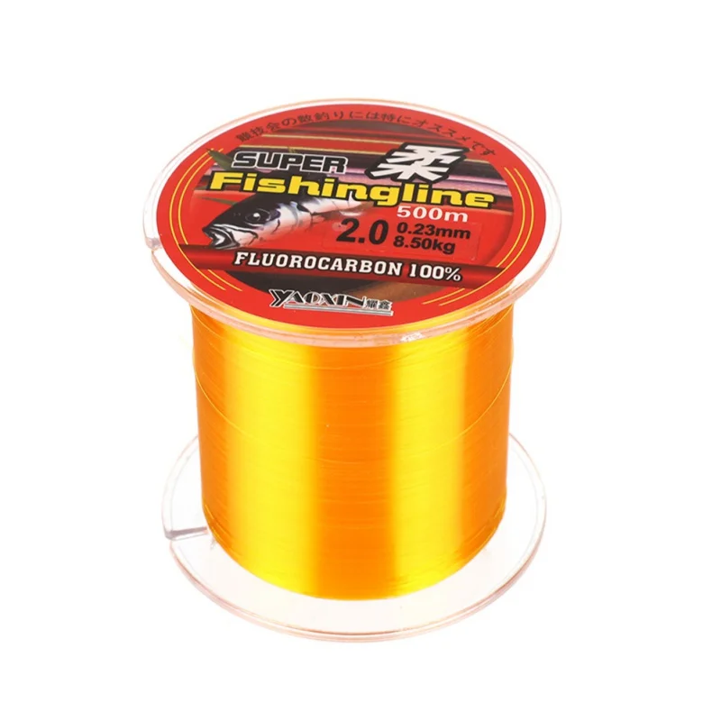 100/200/300/500M Nylon Fishing Line Fluorocarbon Coated Monofilament