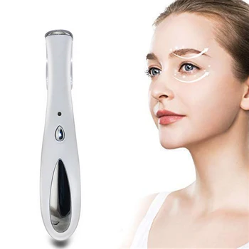 

Electric Eye Massage Machine Facial Micro Vibration Heating Eye Magic Stick mini Pen Anti Wrinkle Dark Circles Puffiness Aging