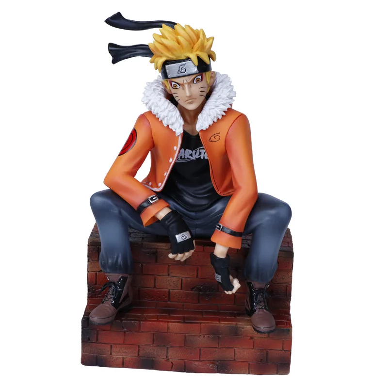 Naruto PVC Action Figures Statue Uzumaki Naruto Figure Anime Naruto Shippuden Figurine Uzumaki Naruto Model Toys Gift 25cm