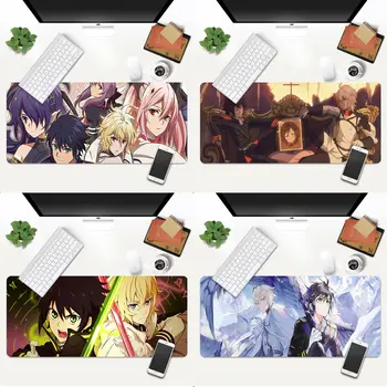 

MaiYaCa Simple Design Seraph of the end gamer play mats Mousepad Gaming Mouse Mat xl xxl 800x300mm for Lol world of warcraft