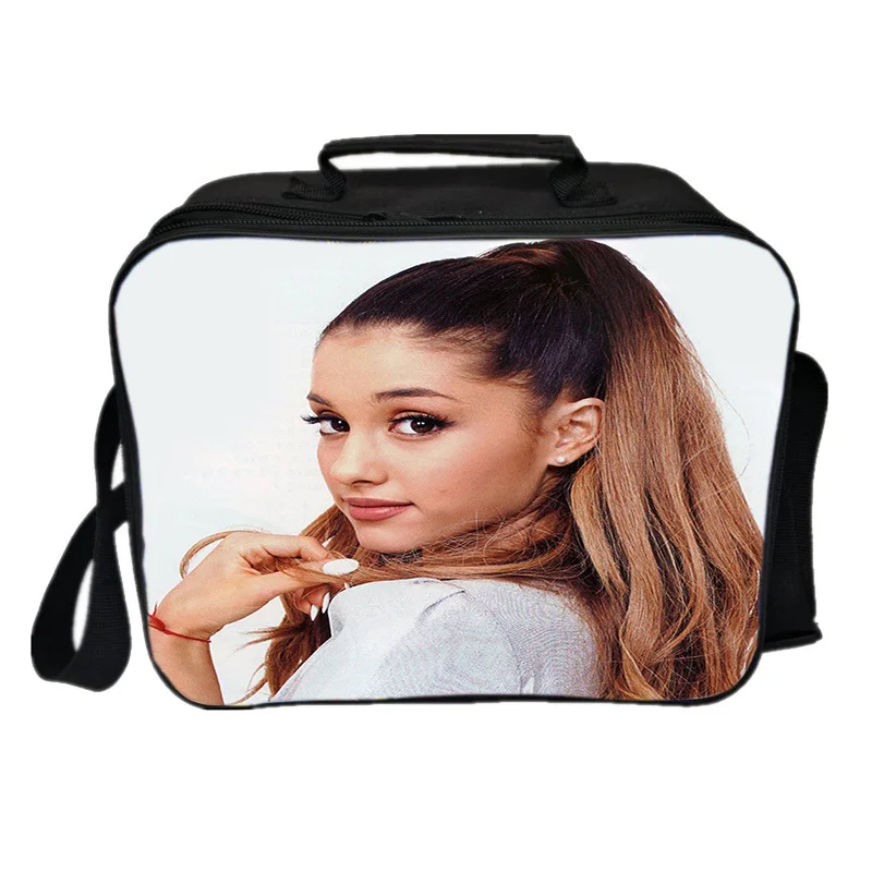 Ariana Grande Термосумка для обедов Термосумка для пищи для пикника походная сумка через плечо свежая сумка-холодильник