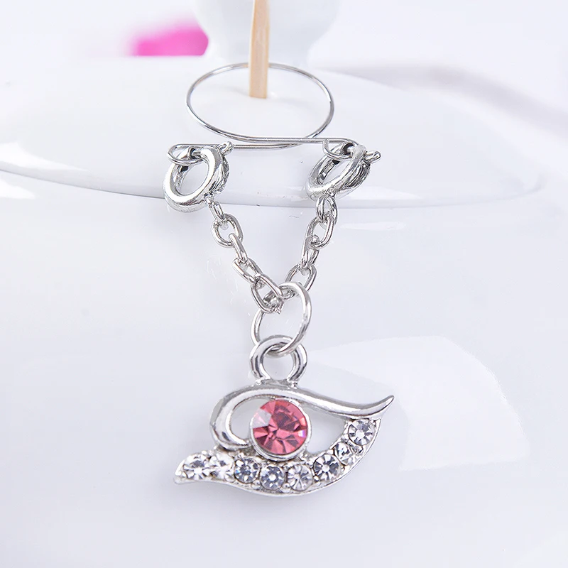 Кольцо на соску с имитацией пирсинга 2 шт. ювелирное изделие для тела не пирсинг