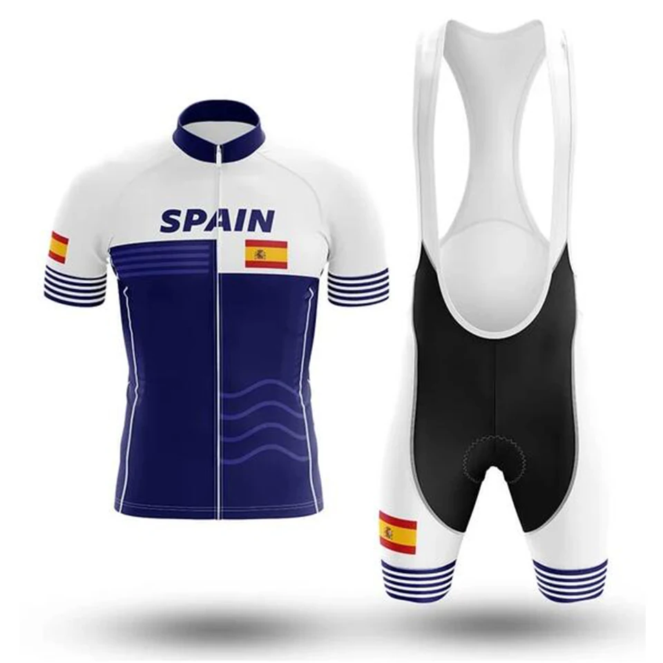 Одежда для велоспорта SPAINMen мужской комплект одежды трикотажная футболка с