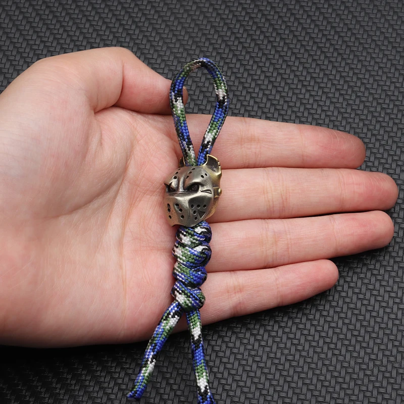 Perle de paracorde Duck King | Perles de cordon pour couteau en argent