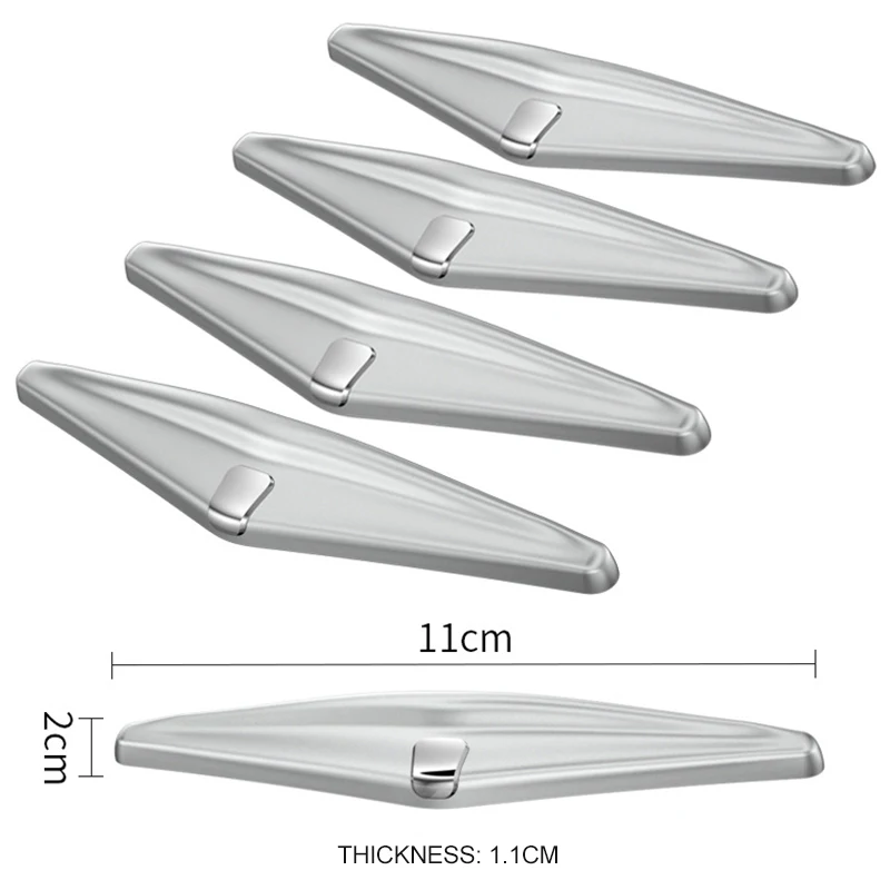 4 шт. Автомобильная Защита бампера Автомобильная защита для автомобильной двери Защита тела анти-полоски от царапин Наклейка защитная крышка для стайлинга автомобиля