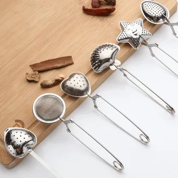 

Faroot New Arrival 1Pc Stainless Steel Tea Infuser Mesh Loose Leaf Strainer Filter Herb Steeper Stainless Steel Cookware