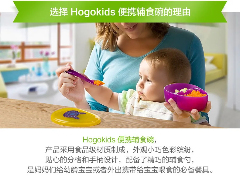 Hogokids скатерть для детей Детская портативная пищевая добавка коробка для еды красочная детская мультипликационная поедая набор ложек для часов