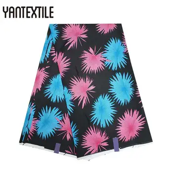 

YANTEXTILE Wax Nigeria Batik African Printed Fabric 6 Yards/Piece New Fashion Veritable Wax African Ankara Fabrics For Wedding