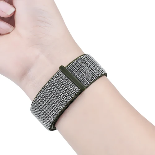 Ремешок для apple watch, ремешок для apple watch 5, 44 мм, 40 мм, спортивный браслет-петля, дышащая серия iwatch 5, 4, 3, 42 мм, 38 мм, нейлоновый ремешок для часов - Цвет ремешка: 24-Dark olive