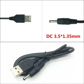 

0.8M USB Power Cable Port to 3.5*1.35mm 5V Inner DC Barrel Jack Power Cable Connector for Small Electronics Devices Accessories