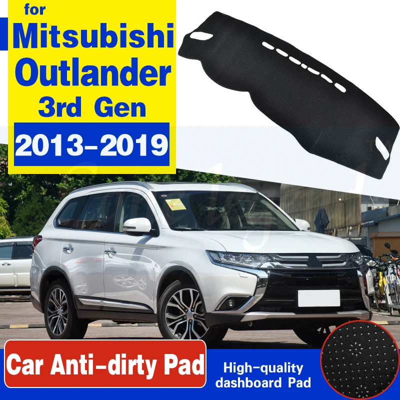 Voor Mitsubishi Outlander 2013 2019 3rd Gen Anti Slip Mat Dashboard