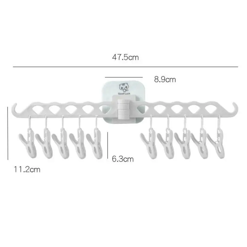 Креативная настенная подвесная сушилка, многофункциональная, складная, для ванной комнаты, для хранения носков, для путешествий, портативная