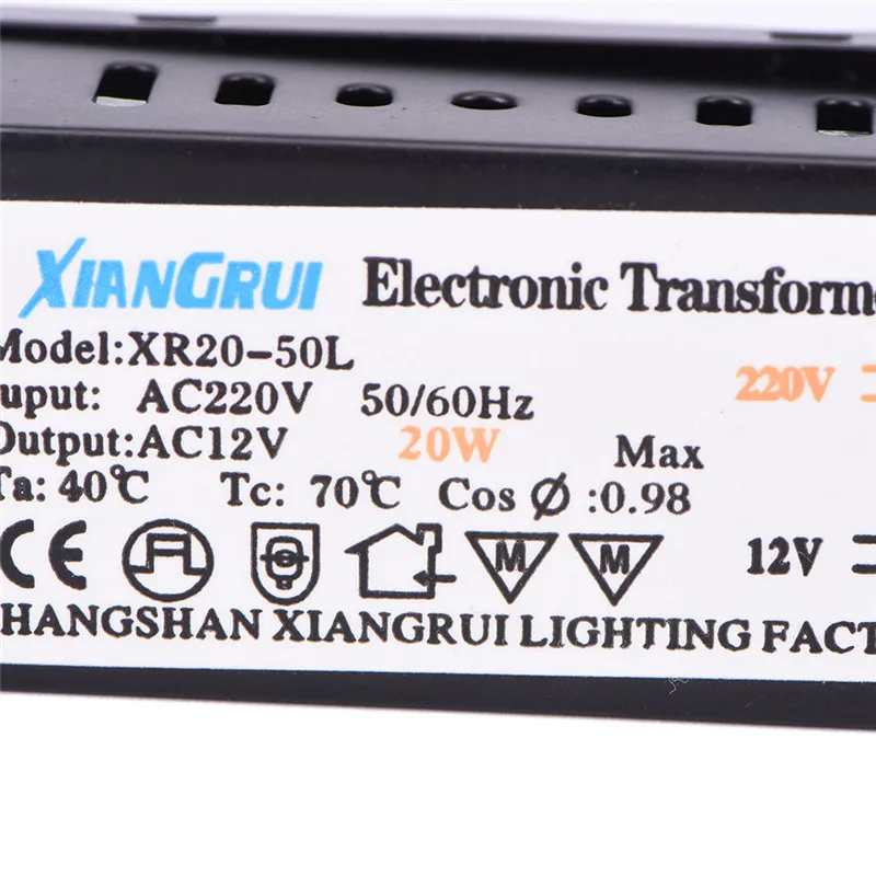 

LED Power Supply Driver Electronic Transformer 1pc 20W AC 220V To 12V