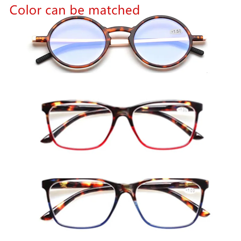 

Turezing Stylish Rectangular Anti-blue Reading Glasses, Spring Hinges, Men and Women Reading Glasses