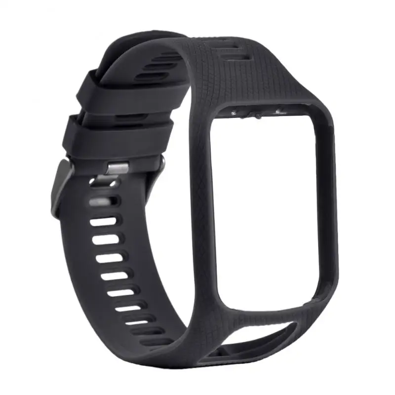 1 Силиконовый сменный ремешок для наручных часов TomTom Runner 2 3 Spark 3 gps спортивные часы Tom 2 3 серия мягкий смарт-браслет - Цвет: 1