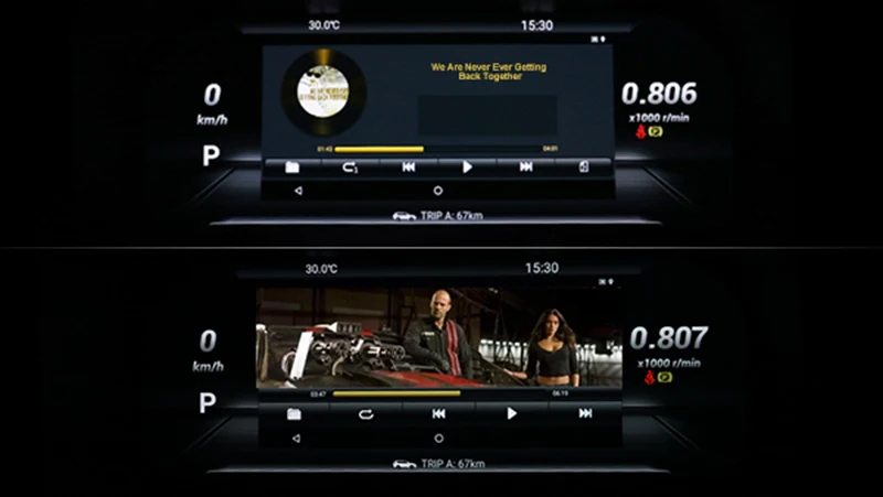 Android Car dashboard Instrument display screen For Nissan Patrol Y62 Multimedia player digital panel 19