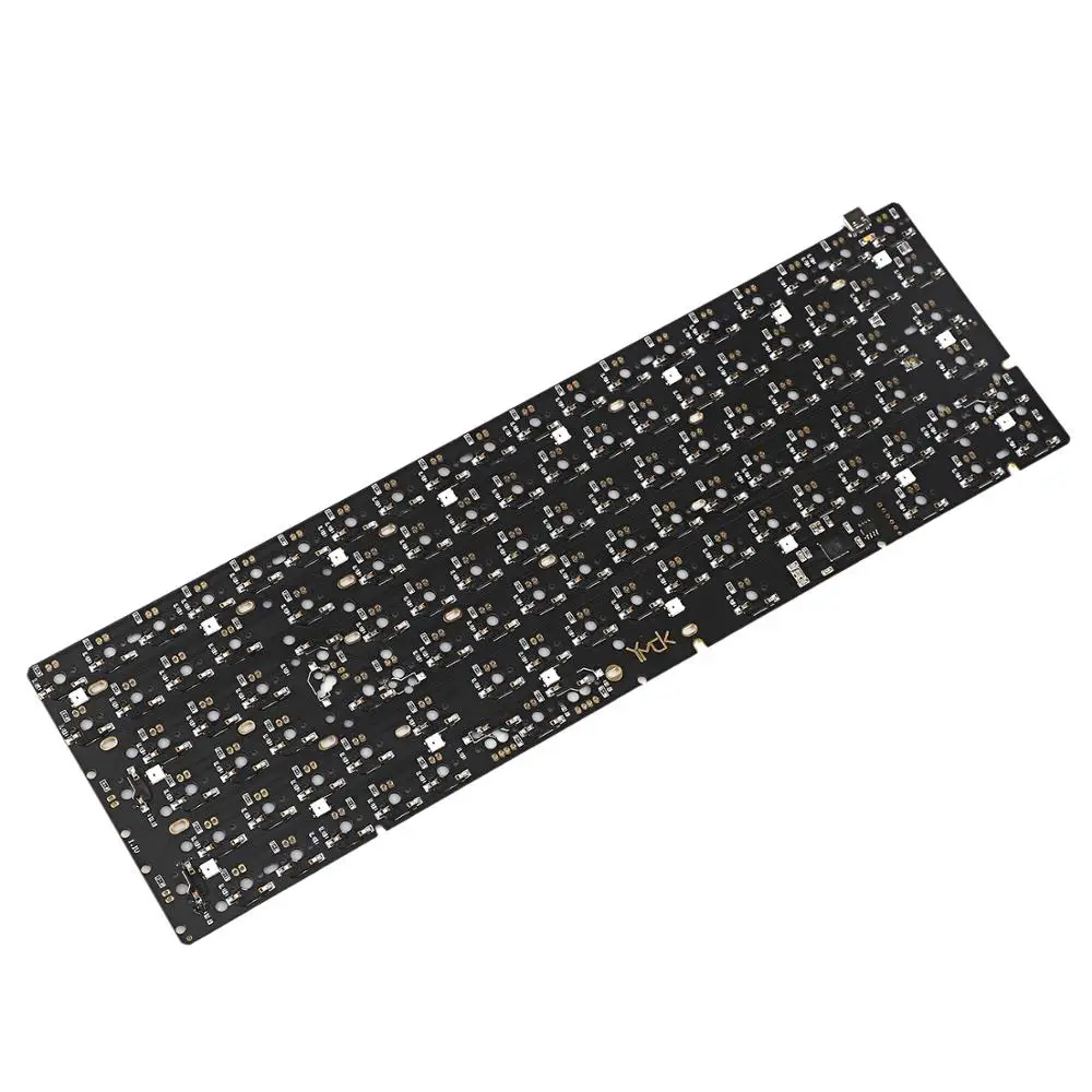 Ymdk Hotswap Hot-swappable Kailh Soquete Soquete 96 Pcb Qmk Suporte Totalmente Programável Ansi Iso Melodia Substituível Ymd96 - Imagem 5