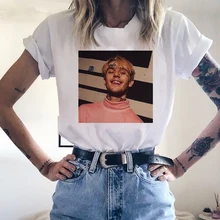 90s Графический Lil футболка с глазом Harajuku Хип-хоп футболки для женщин Cry Baby Ullzang модная футболка для мальчиков Топ-безрукавка в уличном стиле для женщин