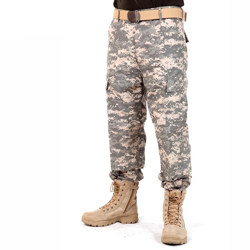 Combat Pants Camo Pants Men Camouflage Pants Hunting Hiking Cargo Pants Outdoors Male Tactical Camo Climbing Camping XS-XXL Plus Size