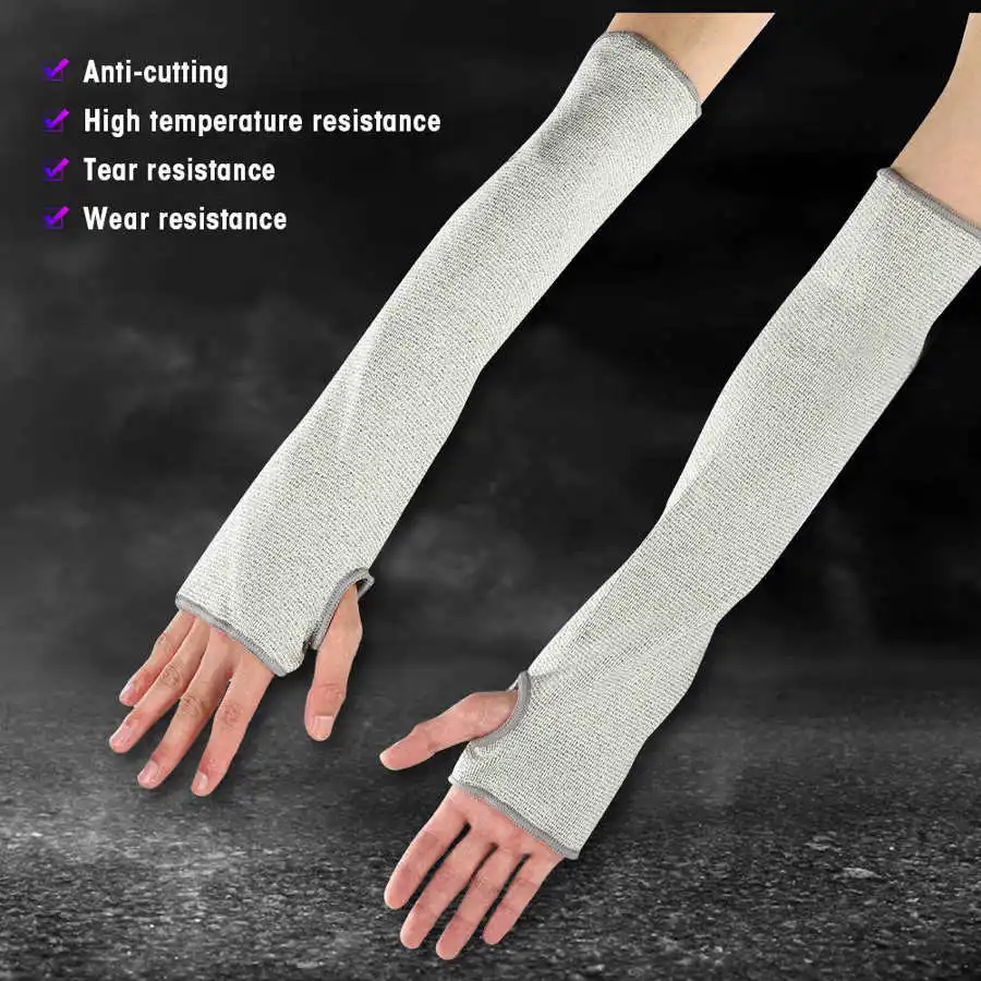 1 Pair of Heat Resistant Sleeve Heat Insulated Anti Cutting Oversleeve