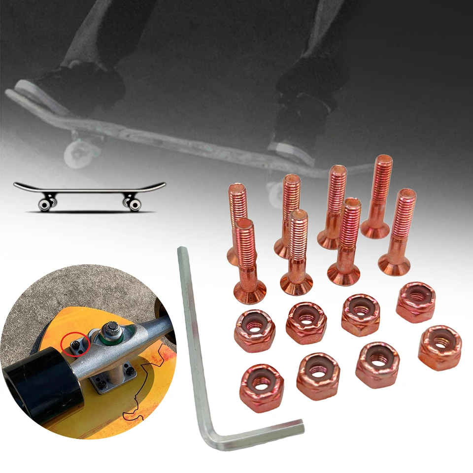 Tampons Amortisseurs Pour Skateboard/longboard – 2 Pads De 6 Mm D'épaisseur – Avec Vis M5 De 35 Mm Et écrous – Noir