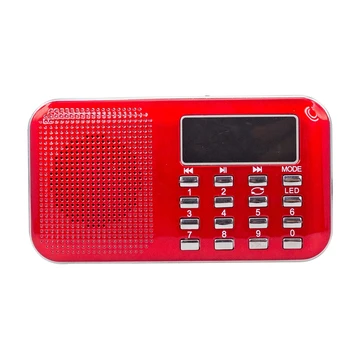 

L-218 Mini USB Speaker Portable Retro Style FM Radio USB Sd Card Reader Speaker