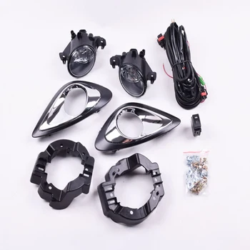 

Car Decoration Auto Headlight For Nissan Micra March 2014 Fog Light Assembly Plating Lamp Cover Replacement Halogen Lamp 12V 55W