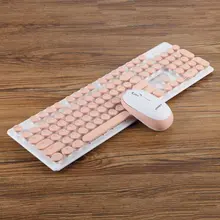 Новая Лига N520 Беспроводная панк механическая ручная клавиатура мышь набор