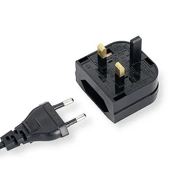 

1 PC European Euro EU 2 Pin to UK 3Pin Power Socket Travel Plug Adapter Converter New