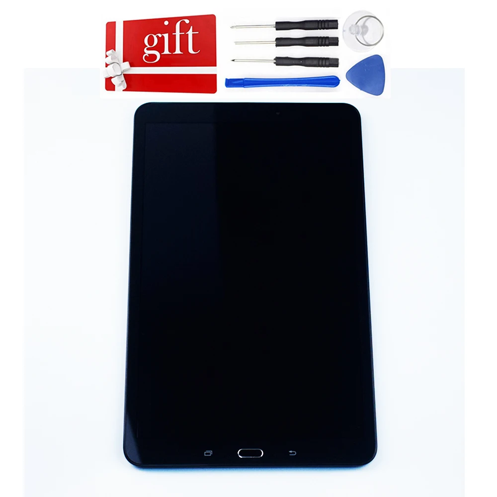 Черный для samsung Galaxy Tab A SM-T580 T580 lcd Touch экран дисплей Панель кодирующий