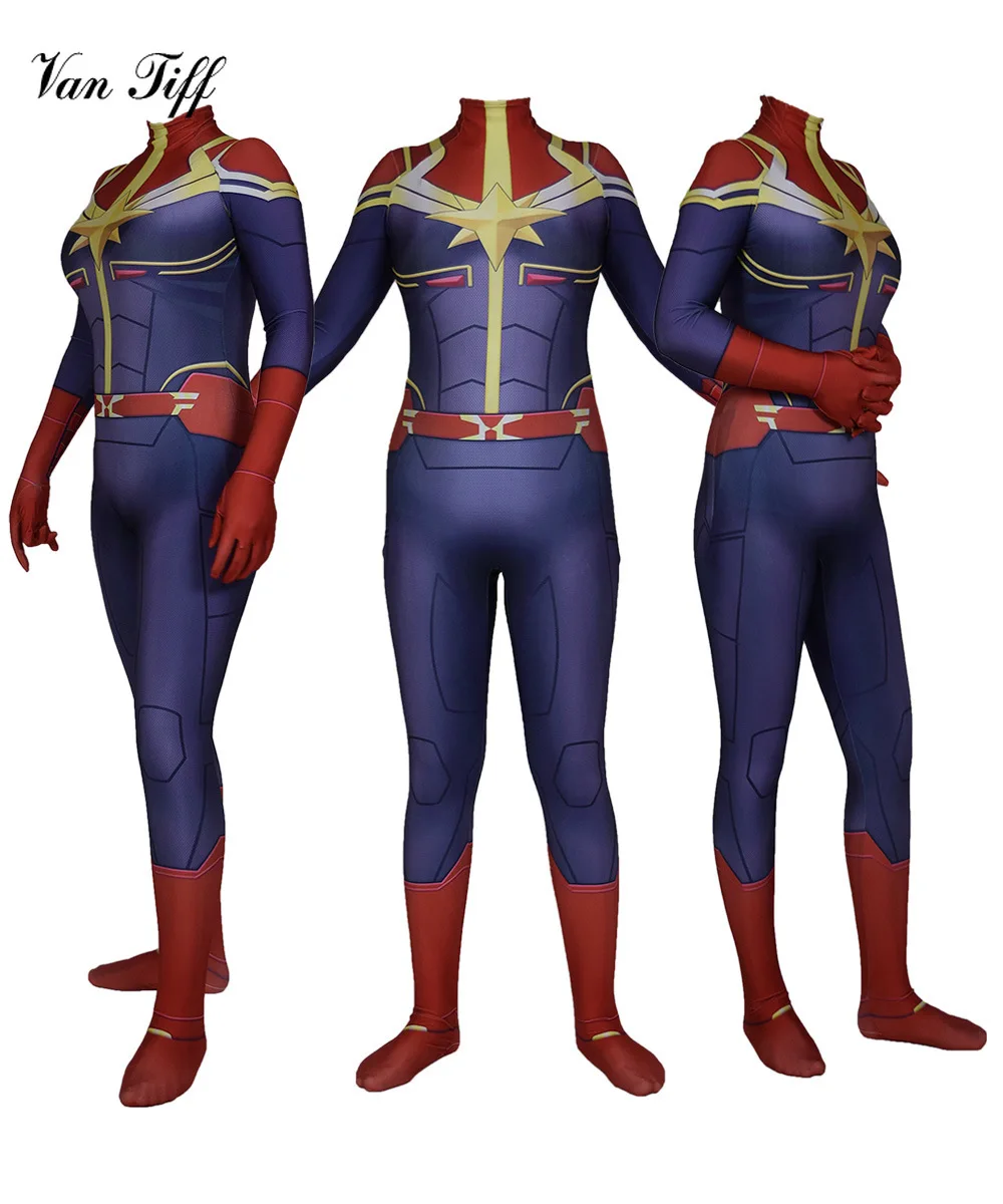Супергероя Капитан Америка маскарадный костюм на Хеллоуин Платье Zentai костюмы