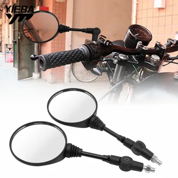

Motorcycle Accessories Folding Side Mirrors Rearview Moto Circular Rear Mirror Retro gentel For Yamaha XSR155 XSR 155 2019 2020