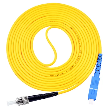 

5PCS/bag ST/ UPC-SC/ UPC Simplex mode fiber optic patch cord Cable 3.0mm FTTH fiber optic jumper cable