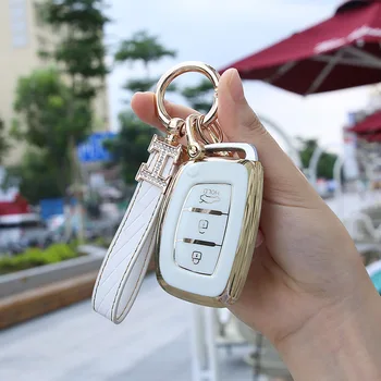 Cover custodia chiave auto TPU per Hyundai ix35 i30 i20 Tucson Sonata Fe Creta ix25 ix45 i10 i40 Verna Solaris Mistra Elantra Accent