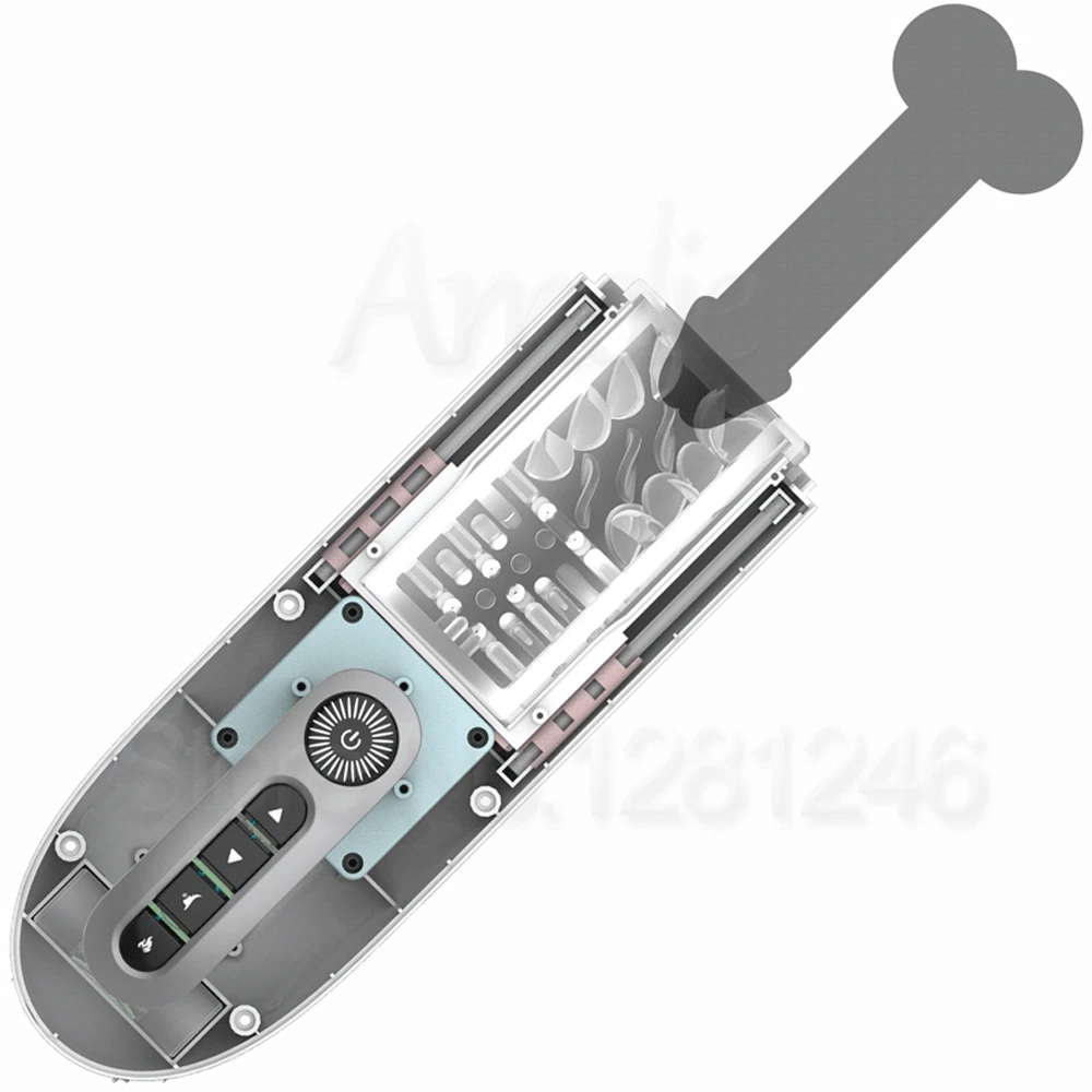 Мужской мастурбатор автоматический толчок Piston с выдвижным голосом