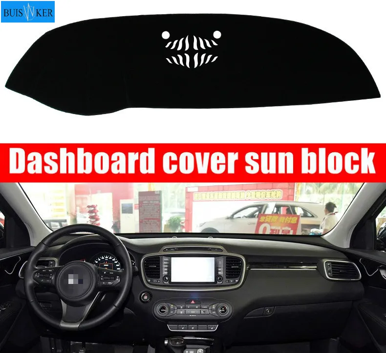 for KIA Sorento UM 2015 2016 2017 2018 2019 Anti-Slip Mat Dashboard Cover Pad Sunshade Dashmat Carpet Car Accessories Prime R | Автомобили