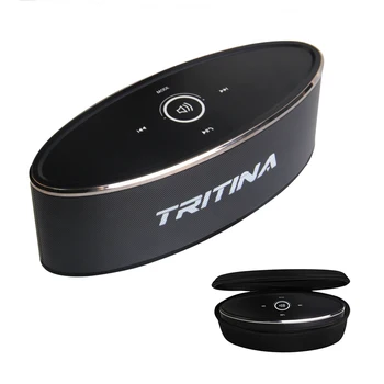 

Tritina Wireless Speaker Stereo Sound,Touch Control with Fashion Light, Bluetooth V4.1,MIC, TF Card Slot & AUX