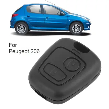 

Uncut Blade Car casa Replacement Key Case Shell Key Protection Cover for PEUGEOT106 107 206 207 407 806 Funda Botones Mando