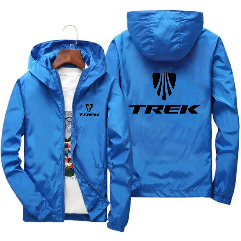 winter jackets for men TREK mountain bike spring and summer men's printed casual jacket with zipper hoodie baseball pilot waterproof jacket M-7XL mens suede jacket