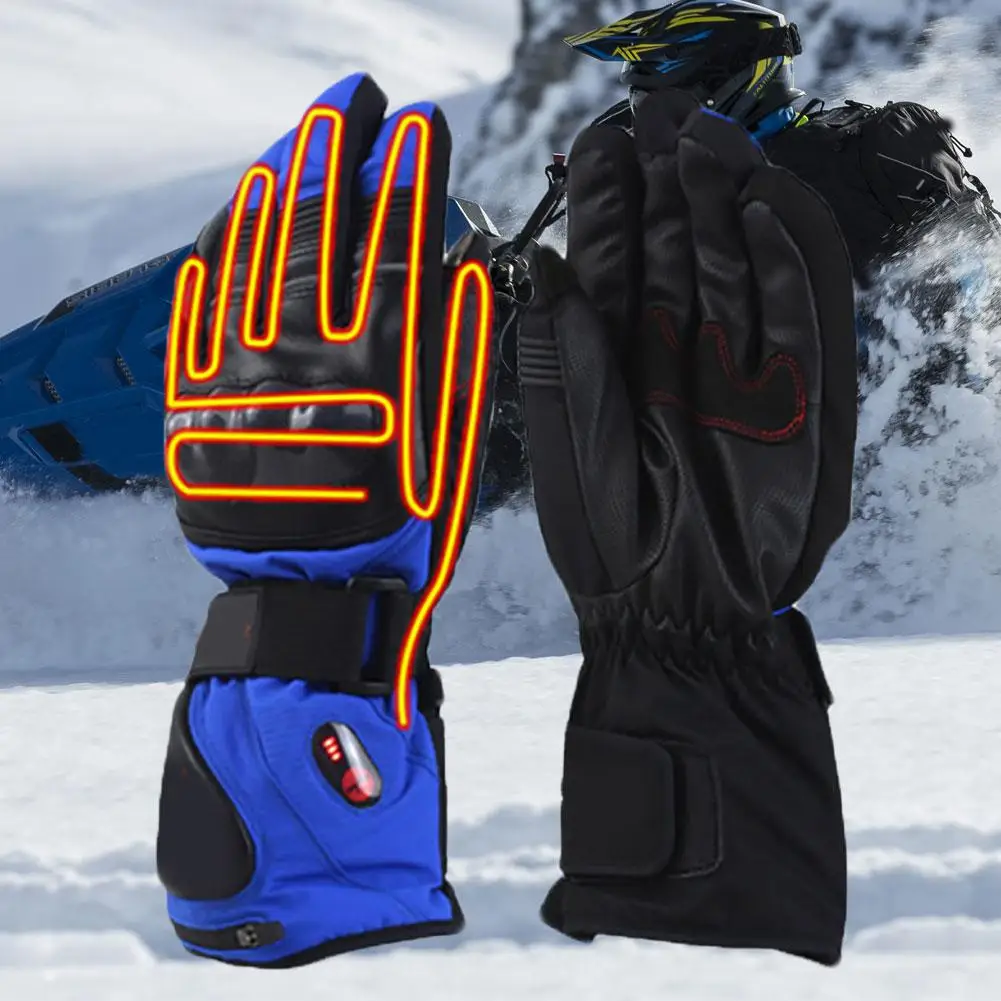 

Screen Touch Motorcycle gloves Electric Heating Winter Luva Motoqueiro Guantes Luvas de motos Cycling Motocross gloves Gants