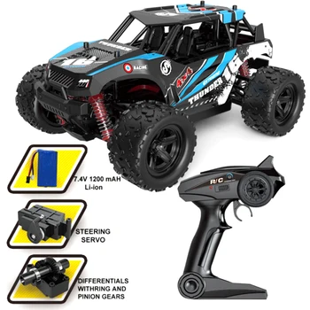 

RC Car 1:18 radio-controlled machine 2.4G 4WD High Speed Fast 36KM/H radio-controlled climbing off-road racing for boy kids