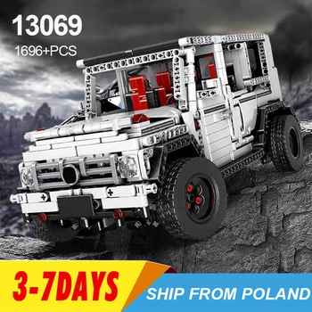 

13069 Technic Series racing Car MOC 2425 G500 20100 Set Model Building Blocks Bricks Cars Toys For Children