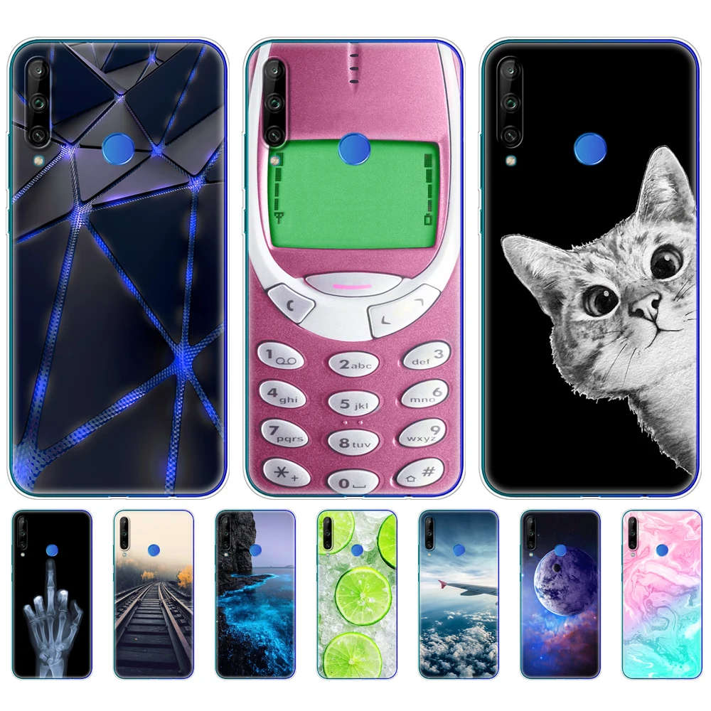 Силиконовый чехол для HONOR 9C 6 39 дюйма мягкий телефона из ТПУ на Huawei Honor 9 C задняя