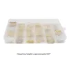 170pcs/box Gold Mix Leaves Spring Ring Hair Braid Dreadlocks Beads Clips Hair Decoration Accessories with Storage Box 4