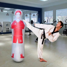 Боксерская сумка надувная Бойцовая колонна ПВХ коврик для фитнеса утолщенная боксерская колонна Тяжелая башня сумка для фитнеса Для детей и взрослых 63 дюйма