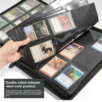 

20 Pages 480 Pockets Album Pages Collection Book Trading Gaming Card Storage Sheet Holder Photo Albums Penny Coin Storage Bag