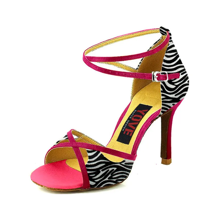 YOVE/стильная w124-8 танцевальная обувь; женская танцевальная обувь; Bachata/Salsa/kizomba - Цвет: 7