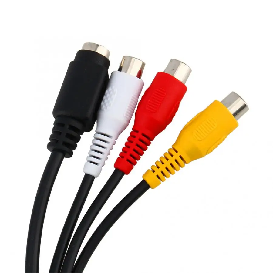 VGA SVGA к S-Video 3 RCA AV преобразователь для ТВ-адаптера Соединительный кабель ПК
