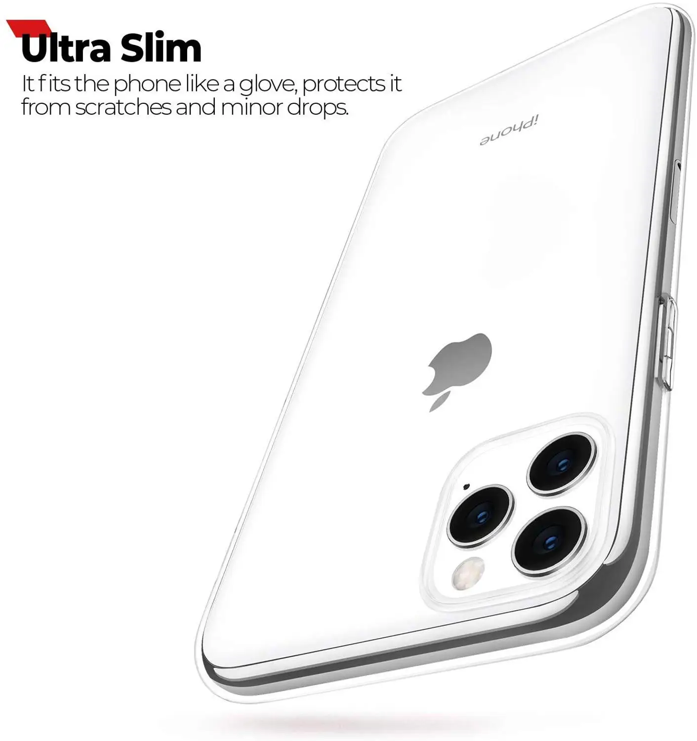 Ультратонкий Мягкий ТПУ защитный чехол для Apple iPhone 11 Pro Max X XS XR 8 7 Plus 6 6S 5S SE прозрачные чехлы 1000 шт