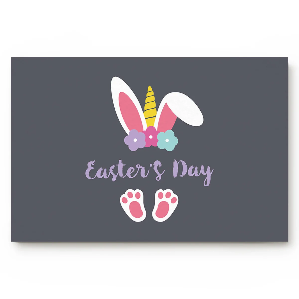 Easter Pink Rabbit Flower Unicorn Bathroom Kitchen Living Room Carpet Doormat Home Decor Non-slip Floor Mat | Дом и сад